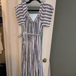 LIKE NEW | Isabel Maternity | Blue Striped Dress